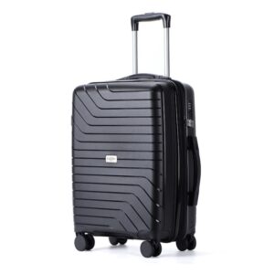 Lavor Βαλίτσα Ταξιδίου Καμπίνας Σκληρή Black με 4 Ρόδες Ύψους 55εκ.