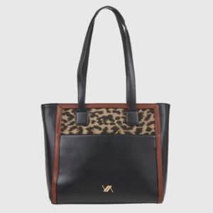 Verde Γυναικεία Τσάντα Ώμου 16-8309 ANIMAL PRINT Καφέ