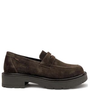 Ragazza Γυναικεία Δερμάτινα Loafers Μοκασίνια 0537 Καφέ